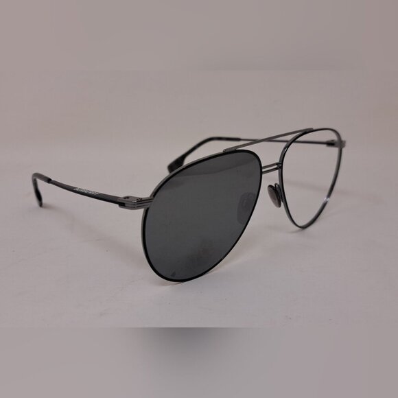 Burberry Men's Aviator Sunglasses Frames Only Pilot Metal Black B3108 60-14-145 - Picture 13 of 15